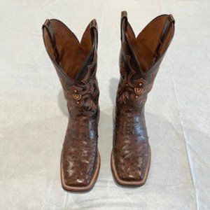 EUC Ostrich Ariat Boots 11EE